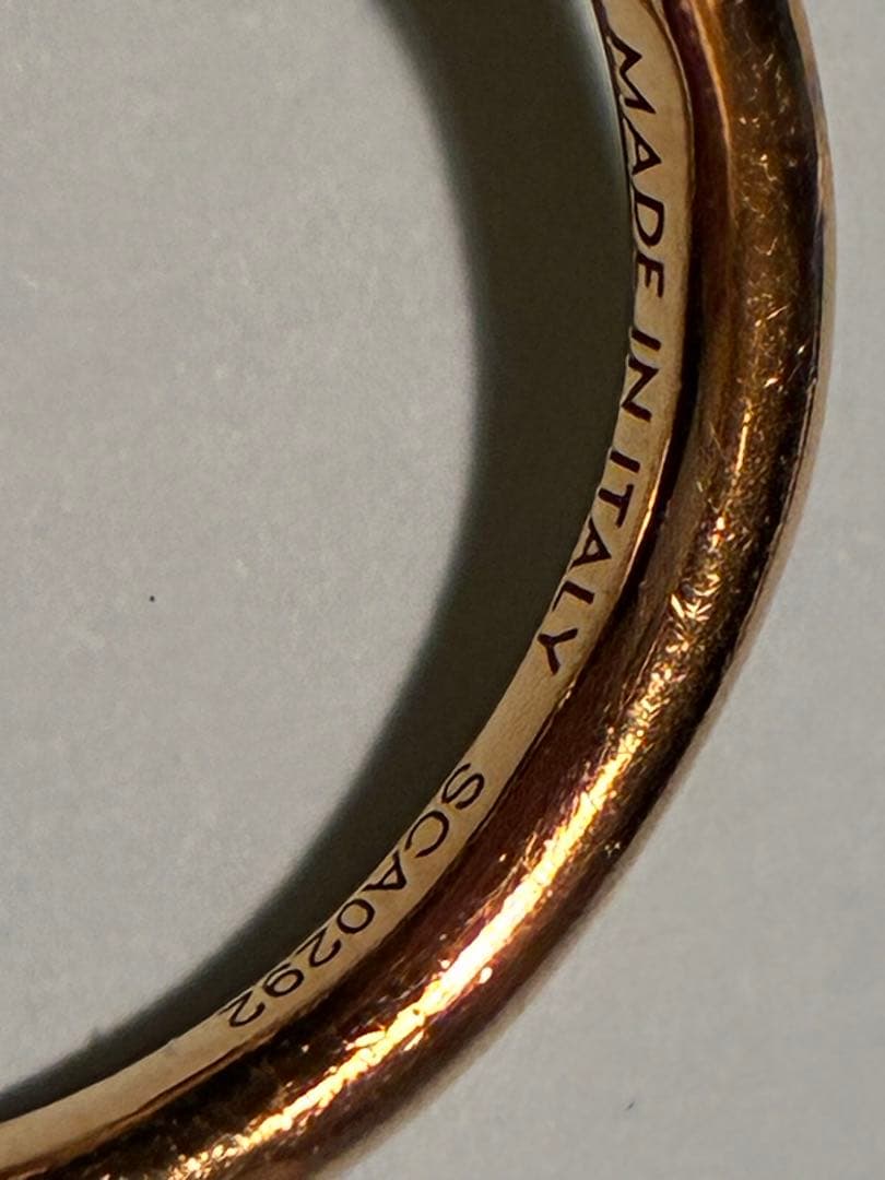 Celine ノットスモール フープピアス 片耳 ゴールド