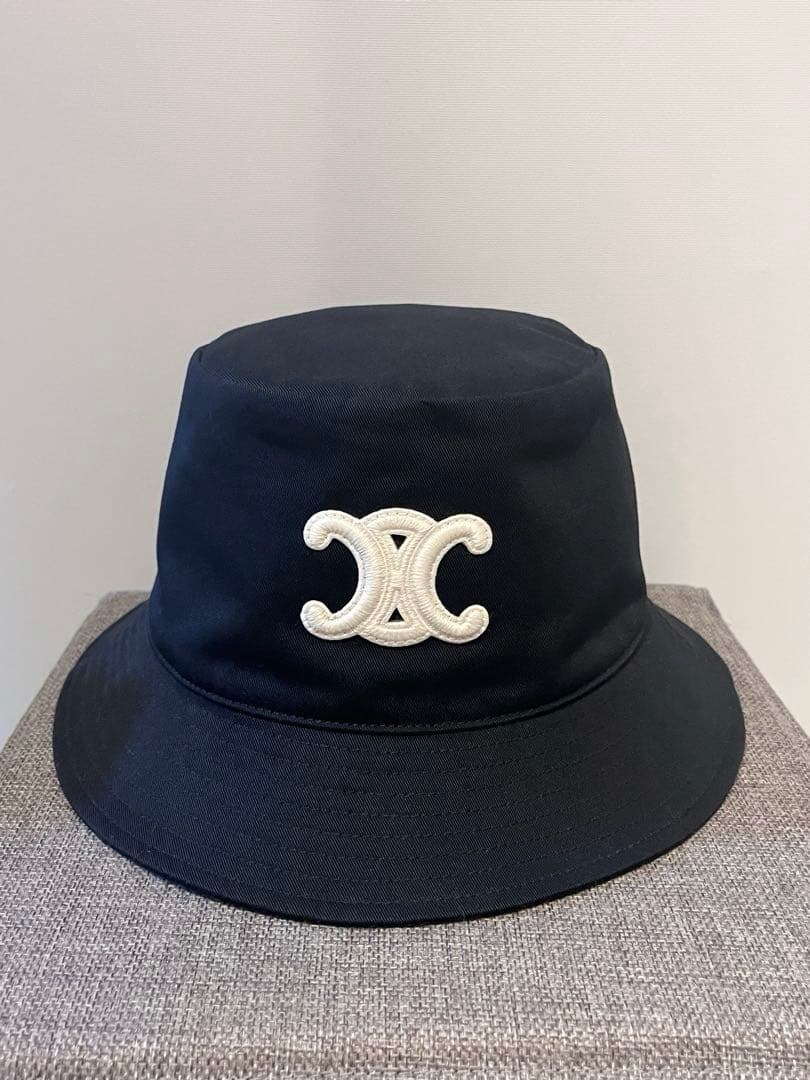 【CELINE 】バケットハット （Lサイズ）ブラック セリーヌ