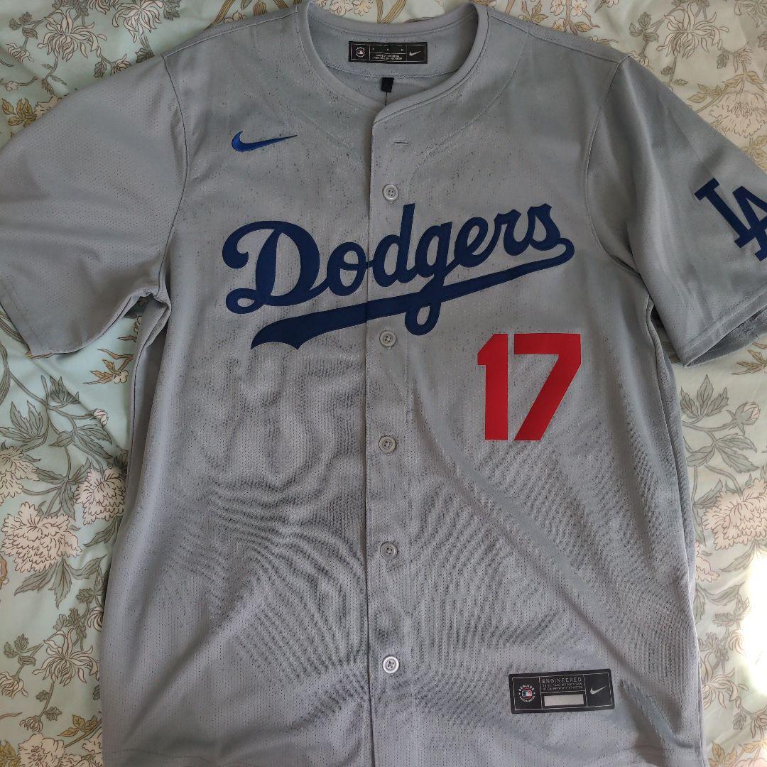 タフジン品　大谷翔平 ドジャースユニフォーム　グレー　Мサイズ　正規