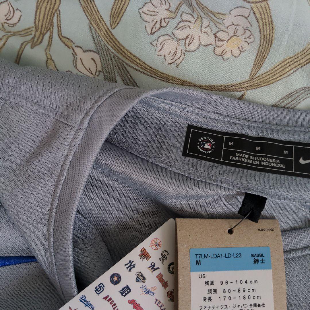 タフジン品　大谷翔平 ドジャースユニフォーム　グレー　Мサイズ　正規