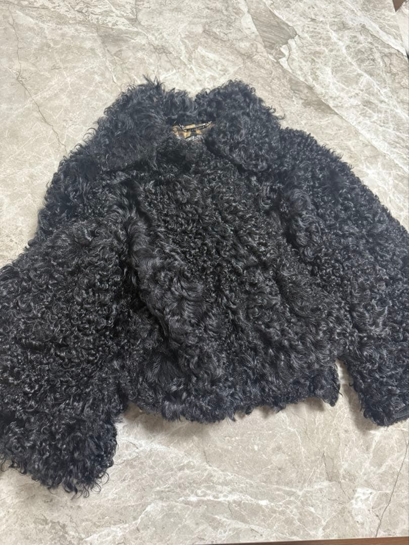 DOLCE & GABBANA 黒ファーコート/ショート