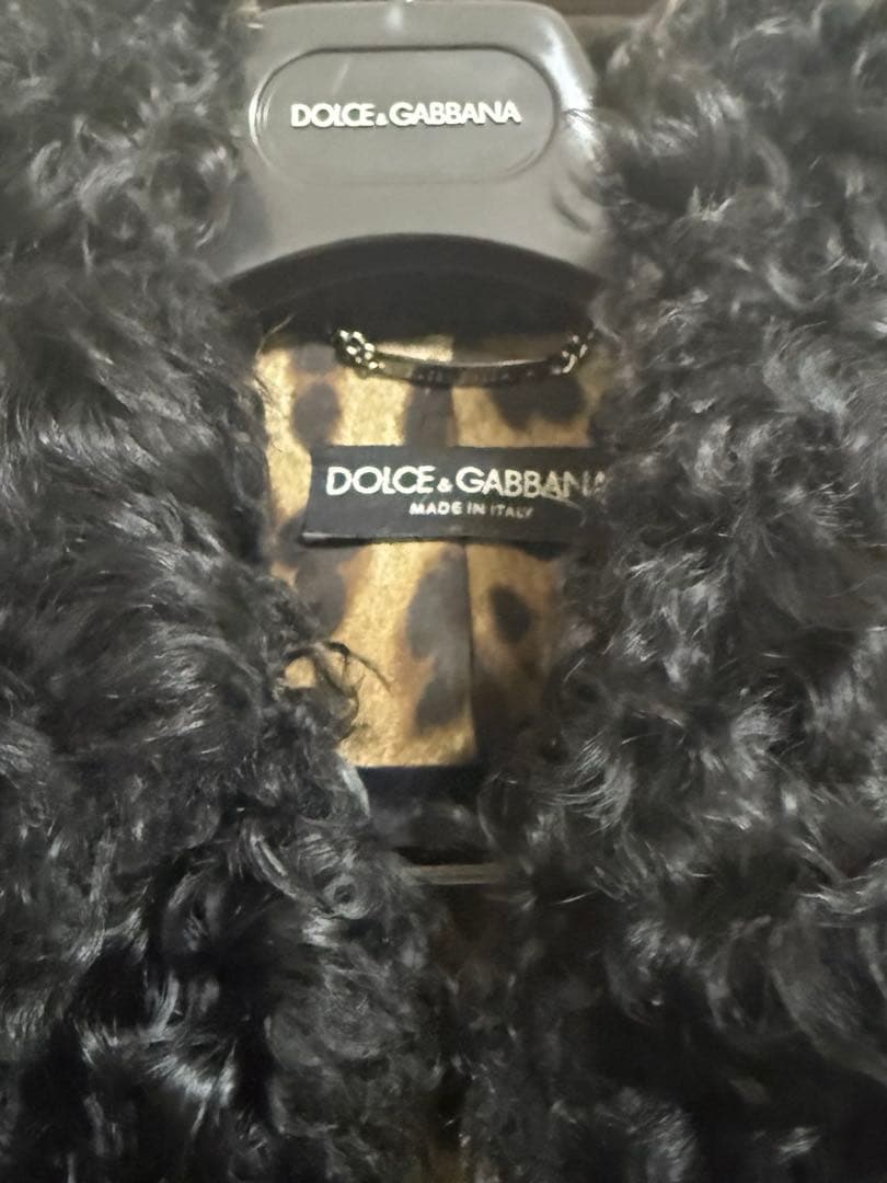 DOLCE & GABBANA 黒ファーコート/ショート
