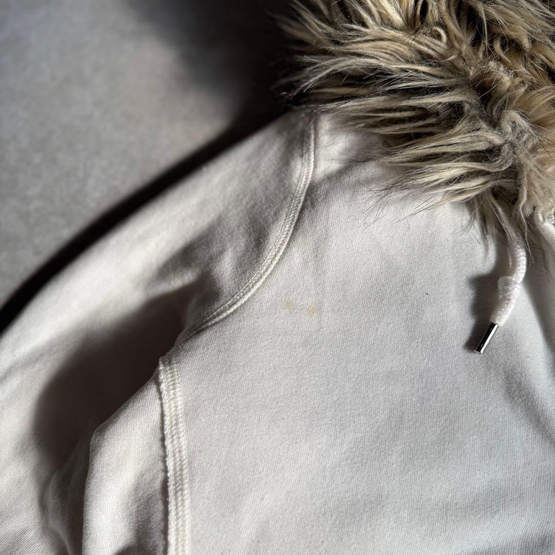 00s〜10s Abercrombie&Fitch fur zip hoodie