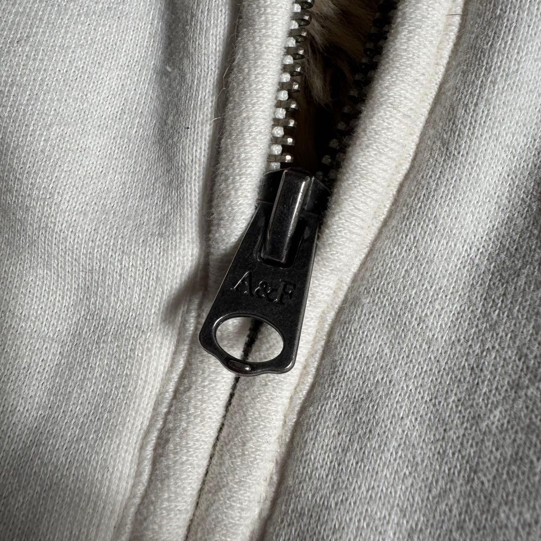 00s〜10s Abercrombie&Fitch fur zip hoodie