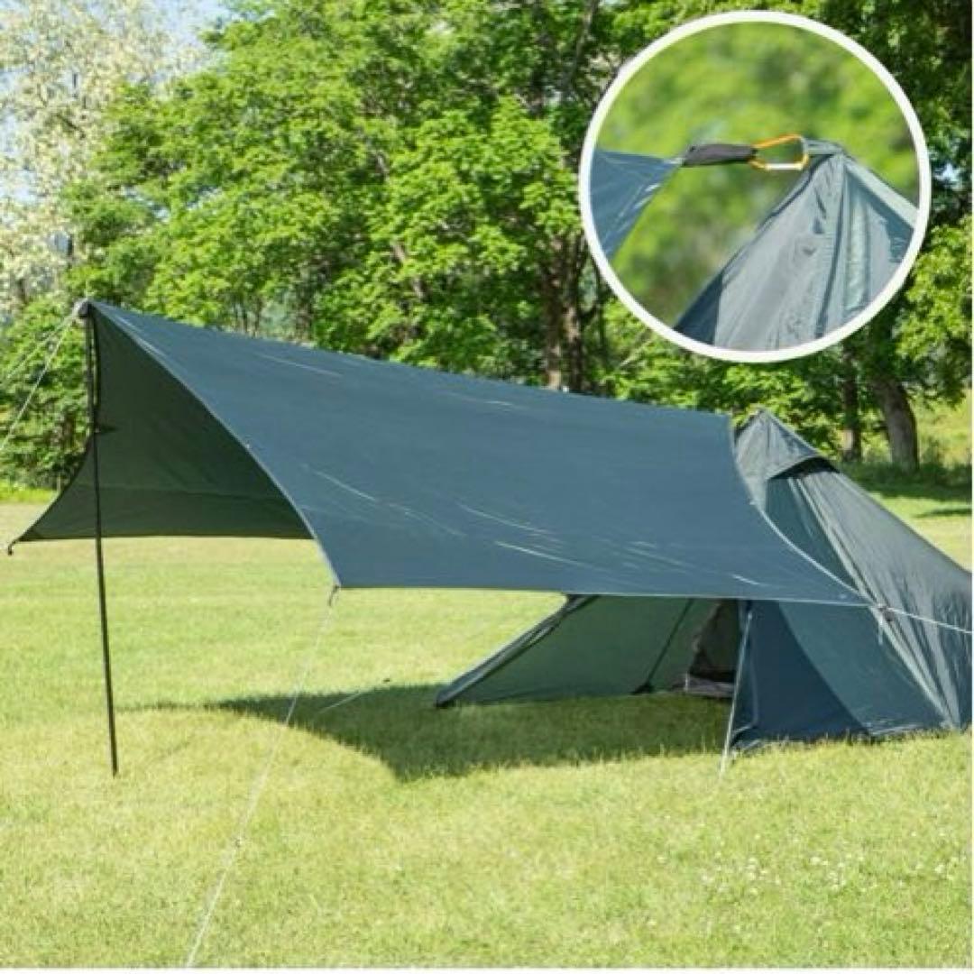 バンドックソロ ティピー タープ、グランドシート、テンマクインナーテント付