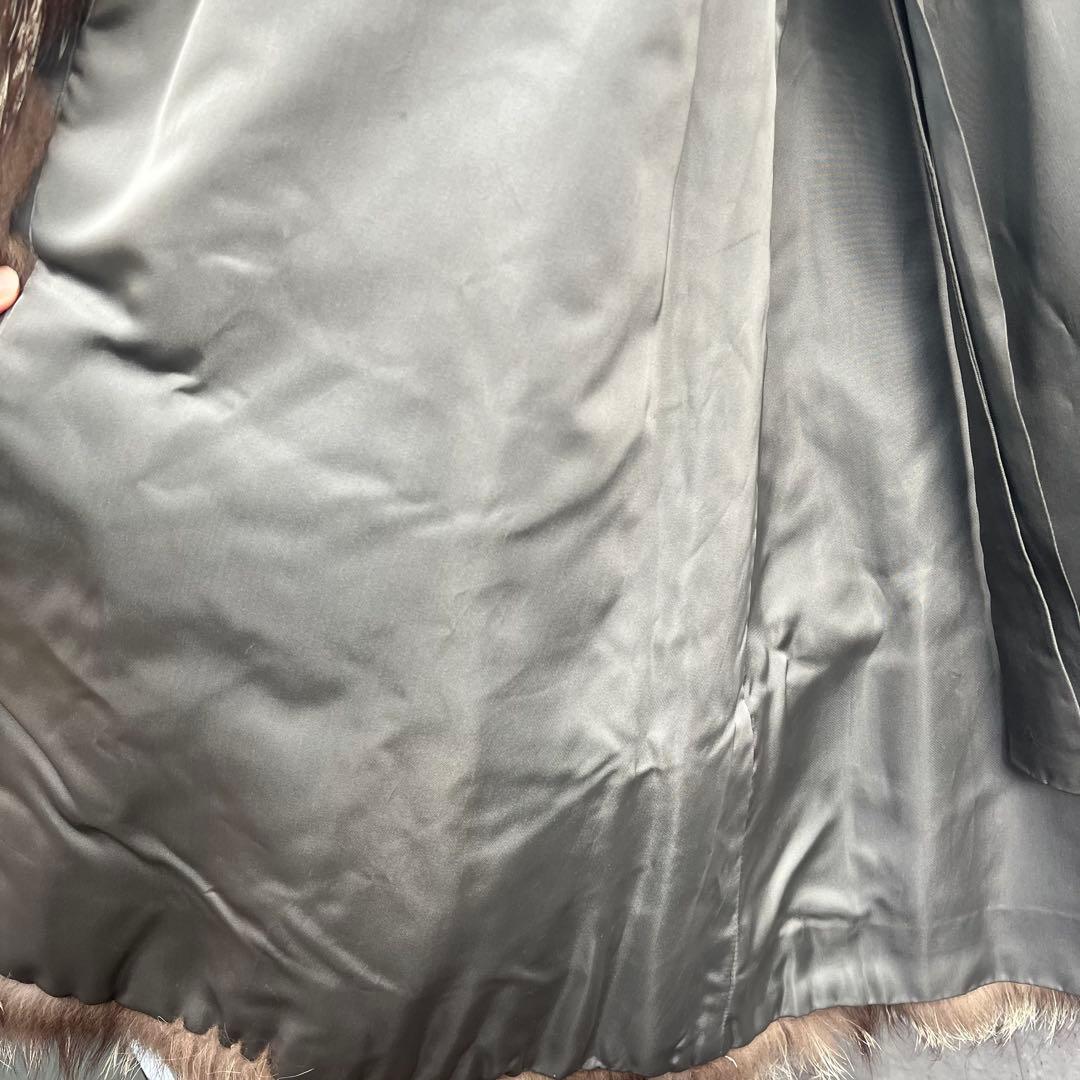 GRACE グレース ファーコート ロングコート 毛皮 ブラウン系 高級感