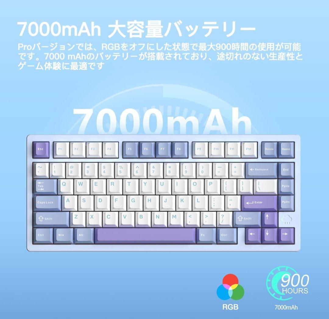 新品未開封Rainy75 Proモデル ブルー