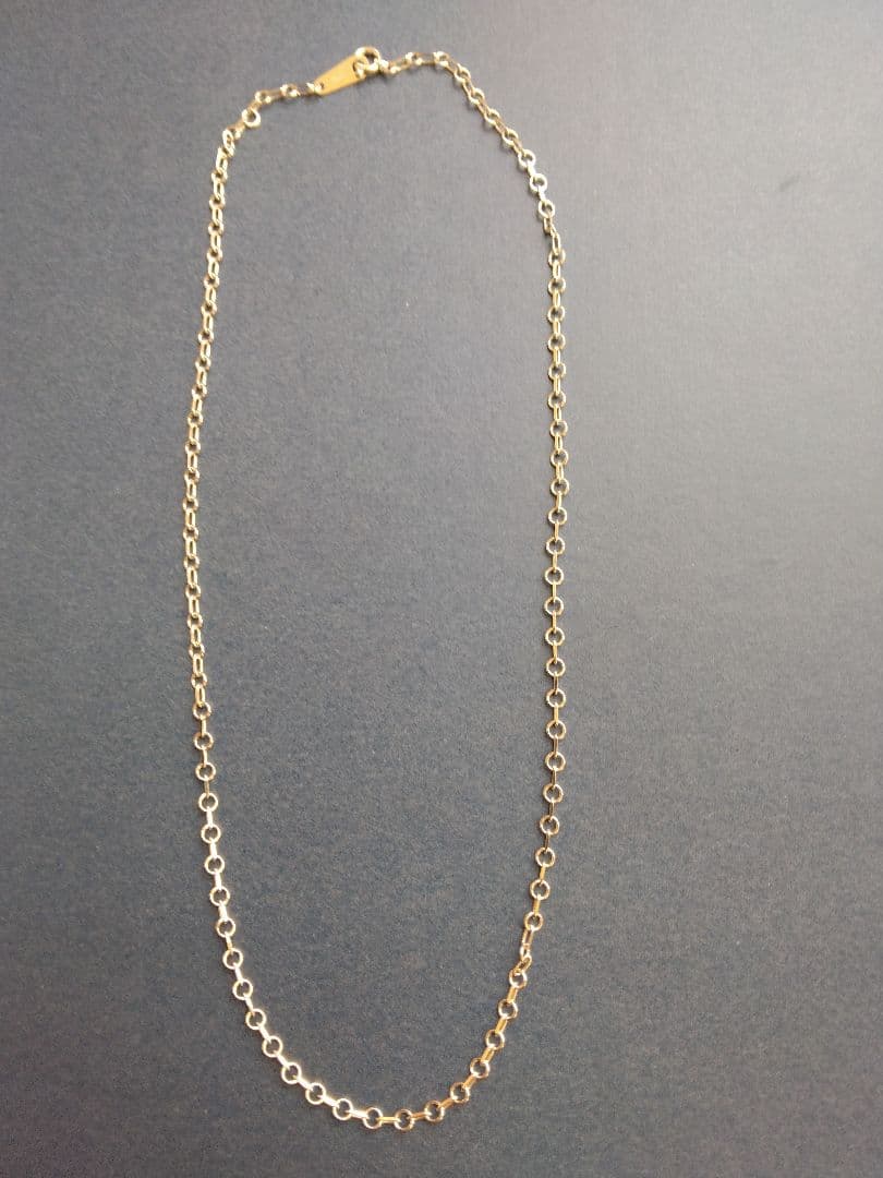 k18ホワイトゴールドのネックレス