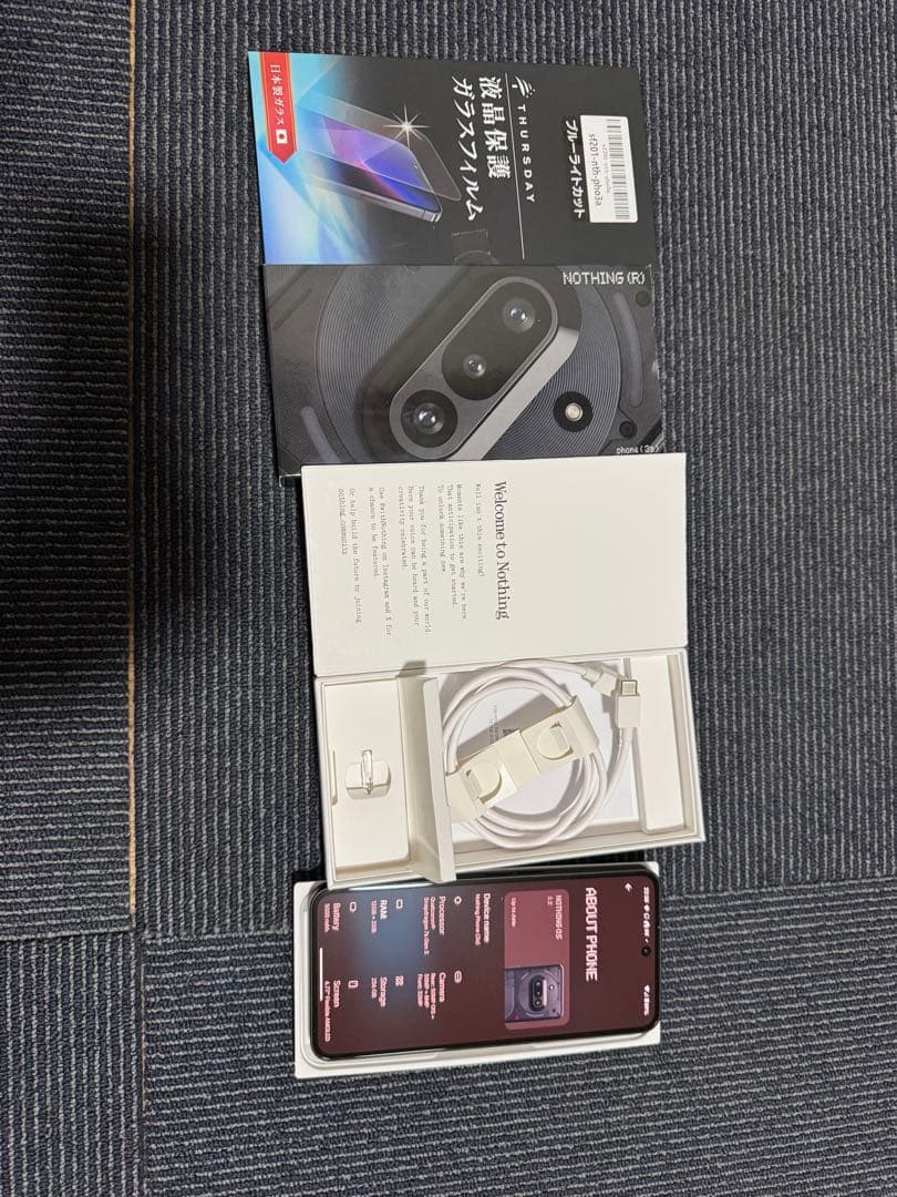 【国内版】Nothing Phone (3a) 12GB 256GB Simフリ
