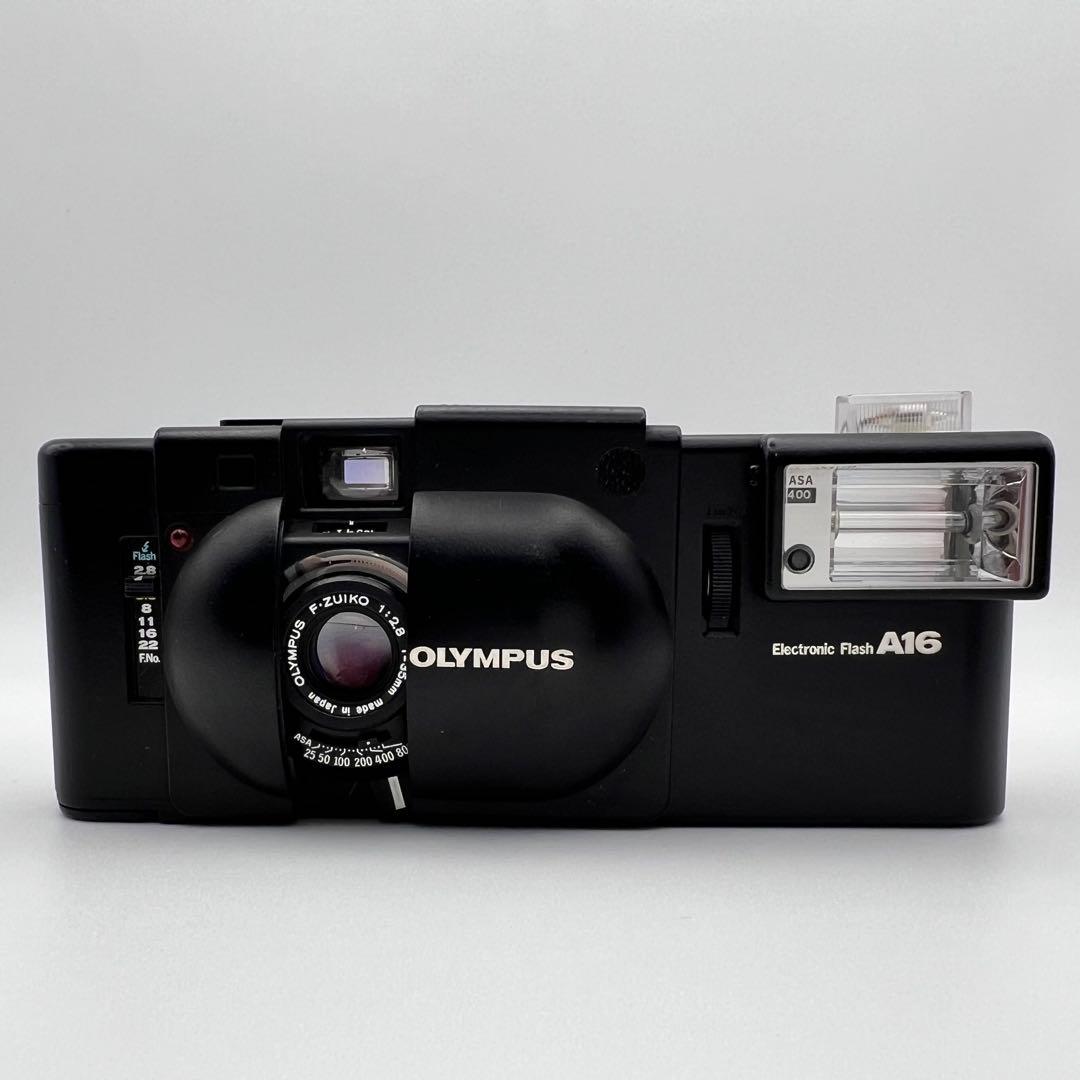 【動作品 美品】OLYMPUS XA + A16 フィルムカメラ 返金保証