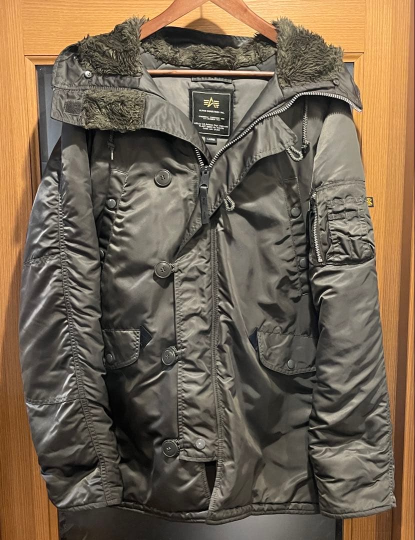 ALPHA アルファ N-3B フライトジャケット JAPAN FIT サイズL