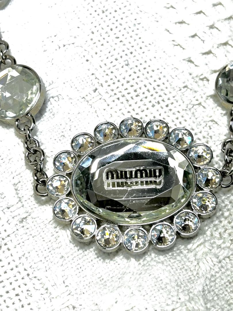 miu miu バックチャーム　シルバー