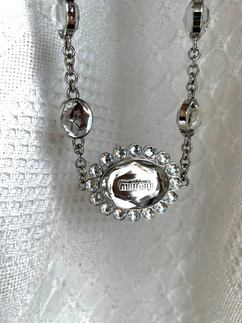 miu miu バックチャーム　シルバー