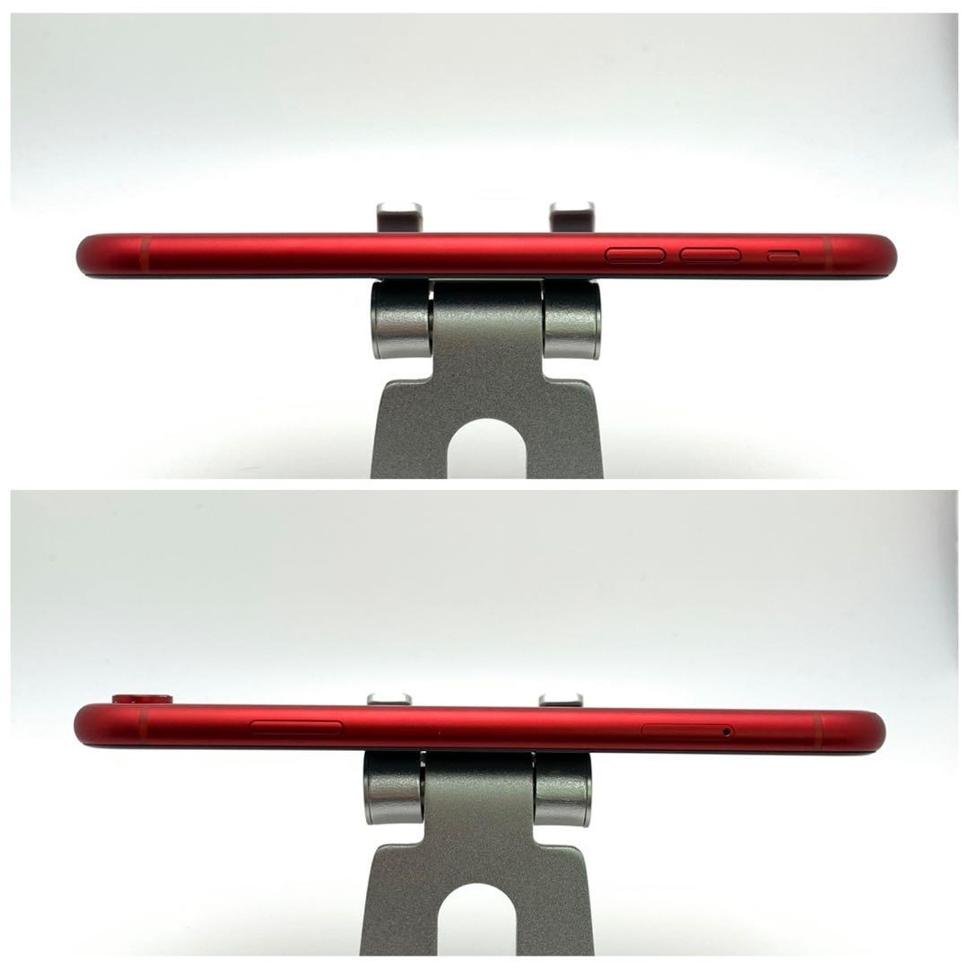 B 100% iPhone XR 64 GB SIMフリー レッド 本体