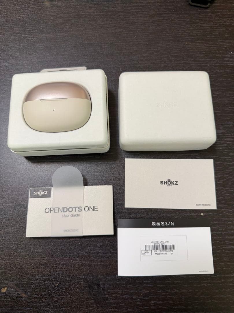 SHOKZ OPEN DOTS ONE ワイヤレスイヤホン ゴールド