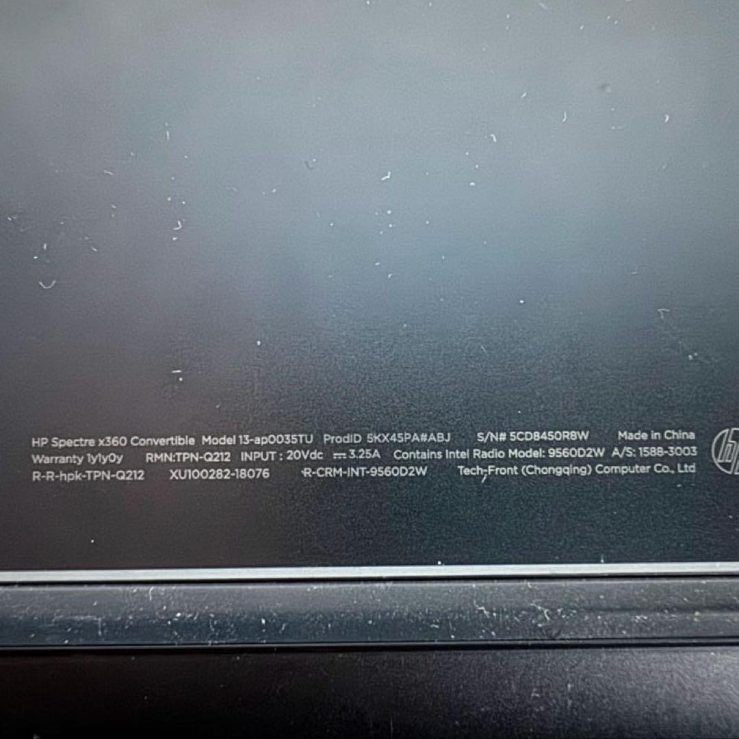 hp spectre x360 13 ap0035TU　ジャンク品