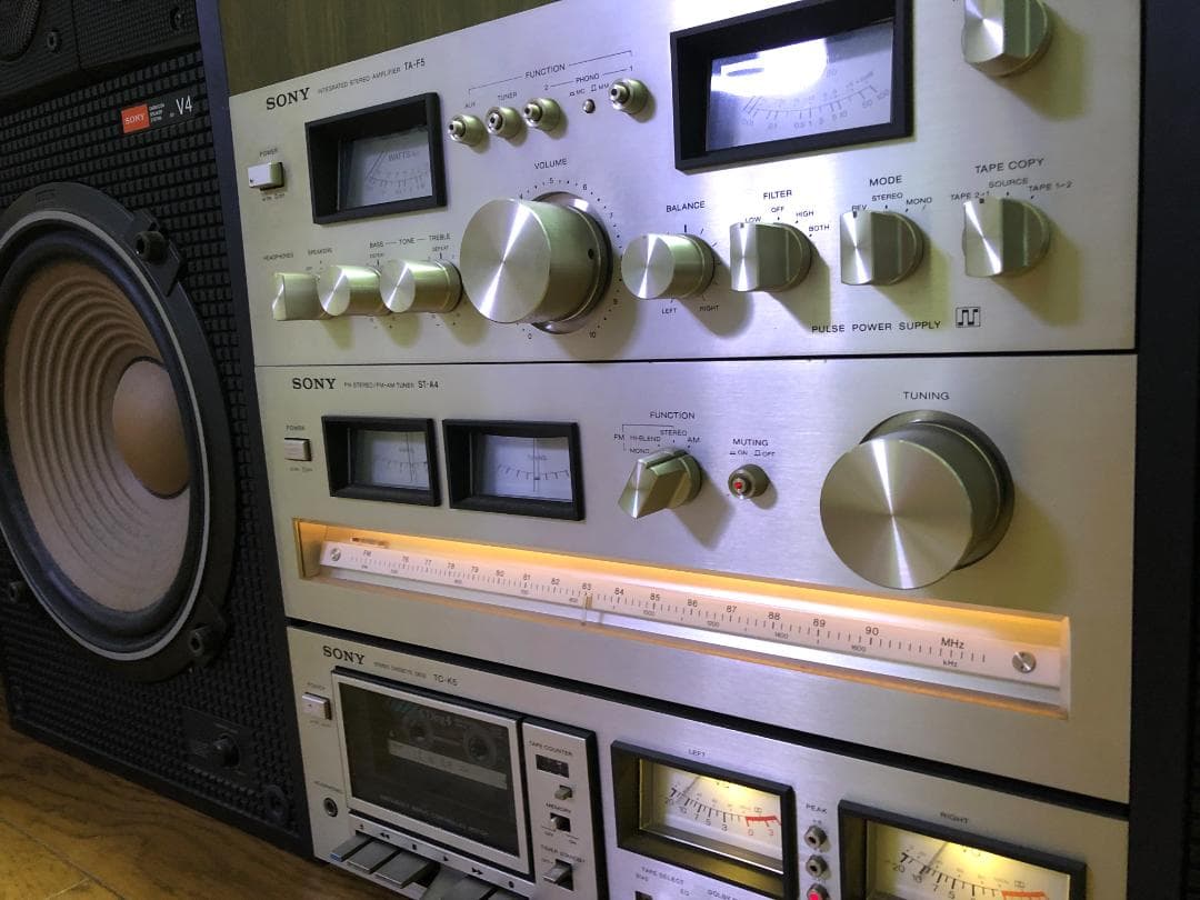 ★ SONY TA-F5、ST-A4、TC-K5、SS-V4、カセットデッキ他