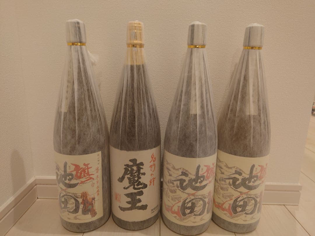 本日限定価格　【貴重】焼酎　魔王1本　池田旗山　1800ml 3本セット