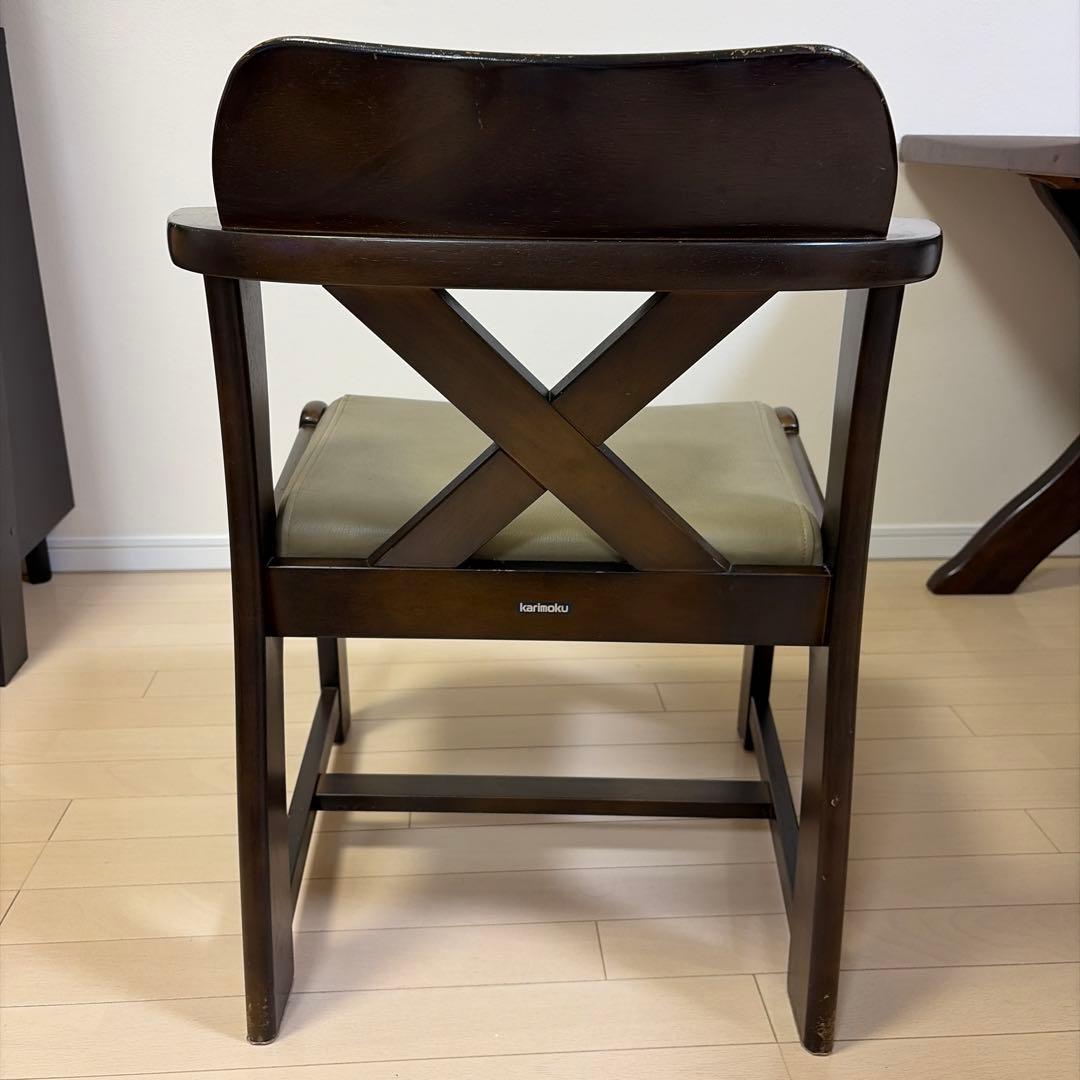 【ppmoritaka】カリモク家具RUSTIC ダイニングチェアセット