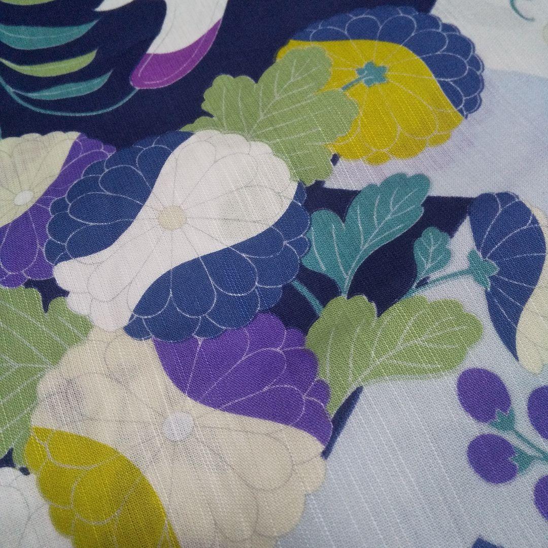 撫松庵浴衣&ふりふ半幅帯セット 美品