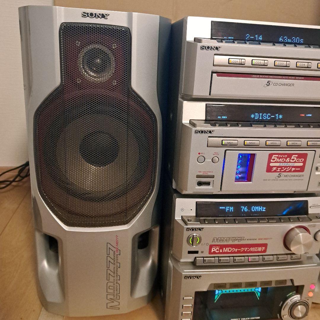 SONY　ソニー コンポ DHC-MD777 ジャンク品扱い
