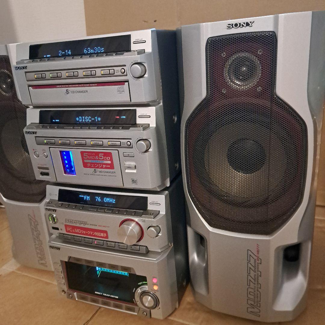 SONY　ソニー コンポ DHC-MD777 ジャンク品扱い