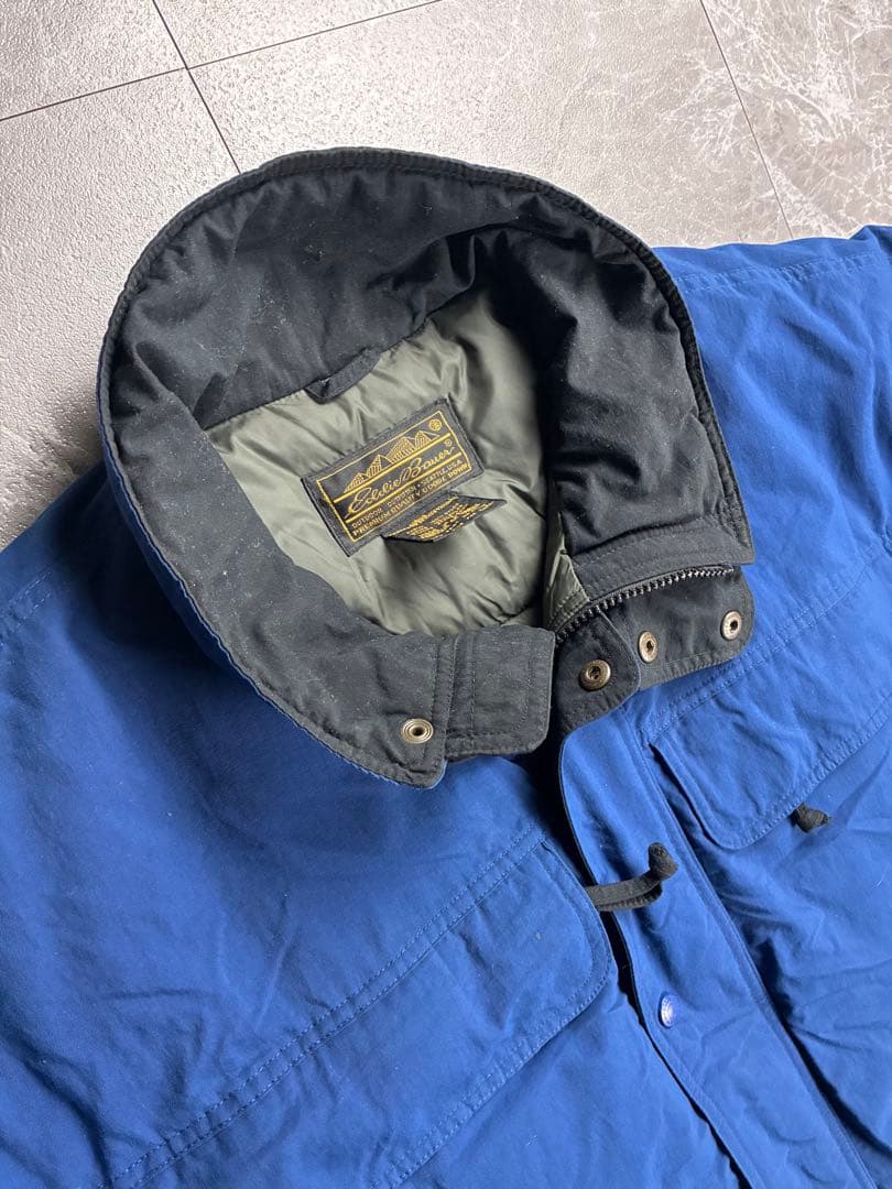 80s Eddie Bauer 黒タグ グースダウンジャケット L ビンテージ