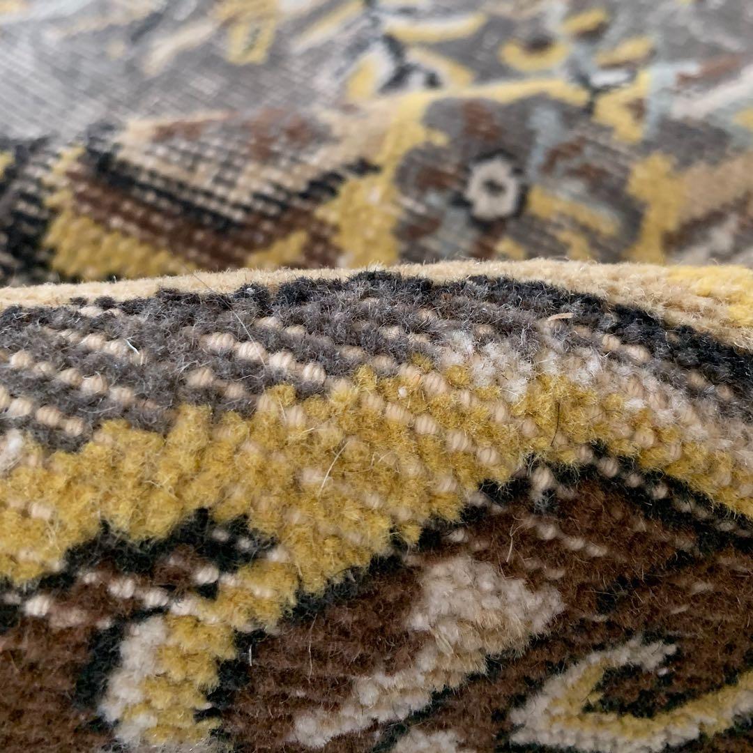 超大判　特大　トルコヴィンテージラグ　278×180スモーキーグレー　トルコラグ