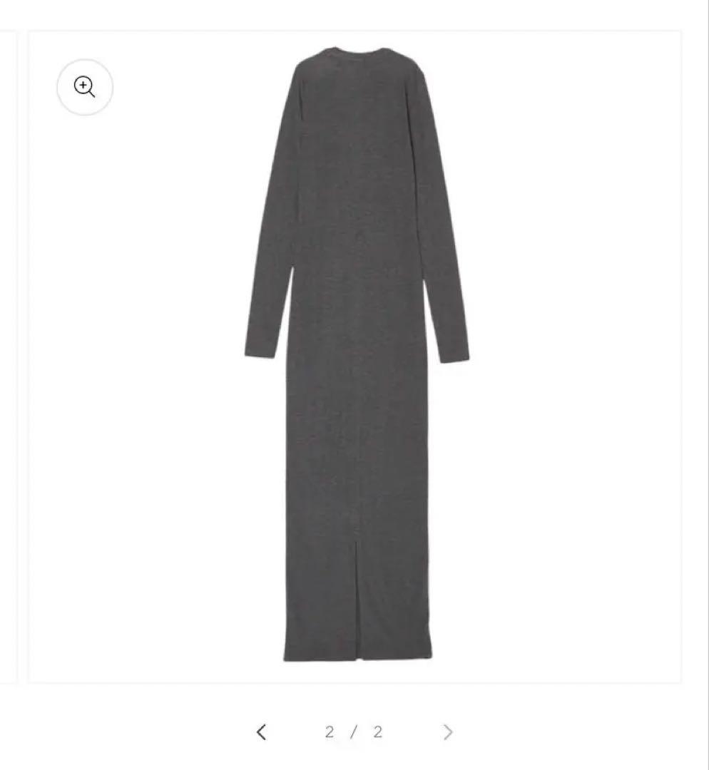 ワンピース dich henderson MAXI DRESS 69 / DARK GRAY