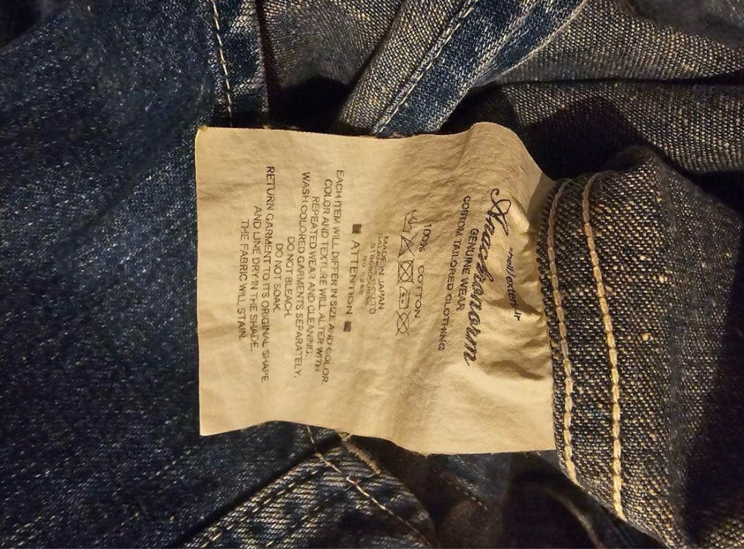 ワ*ン様 ANACHRONORM　アナクロノーム　デニムオーバーオール