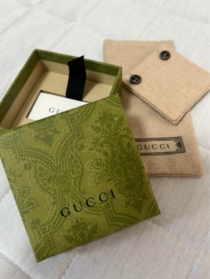 【超美品】GUCCI グッチインターロッキングGピアス シルバー925