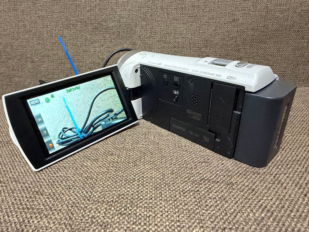 ハンディカム　HDR-CX485 ホワイト　Wi-Fi対応