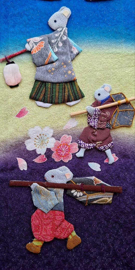 押し絵、タペストリ－　福すけ