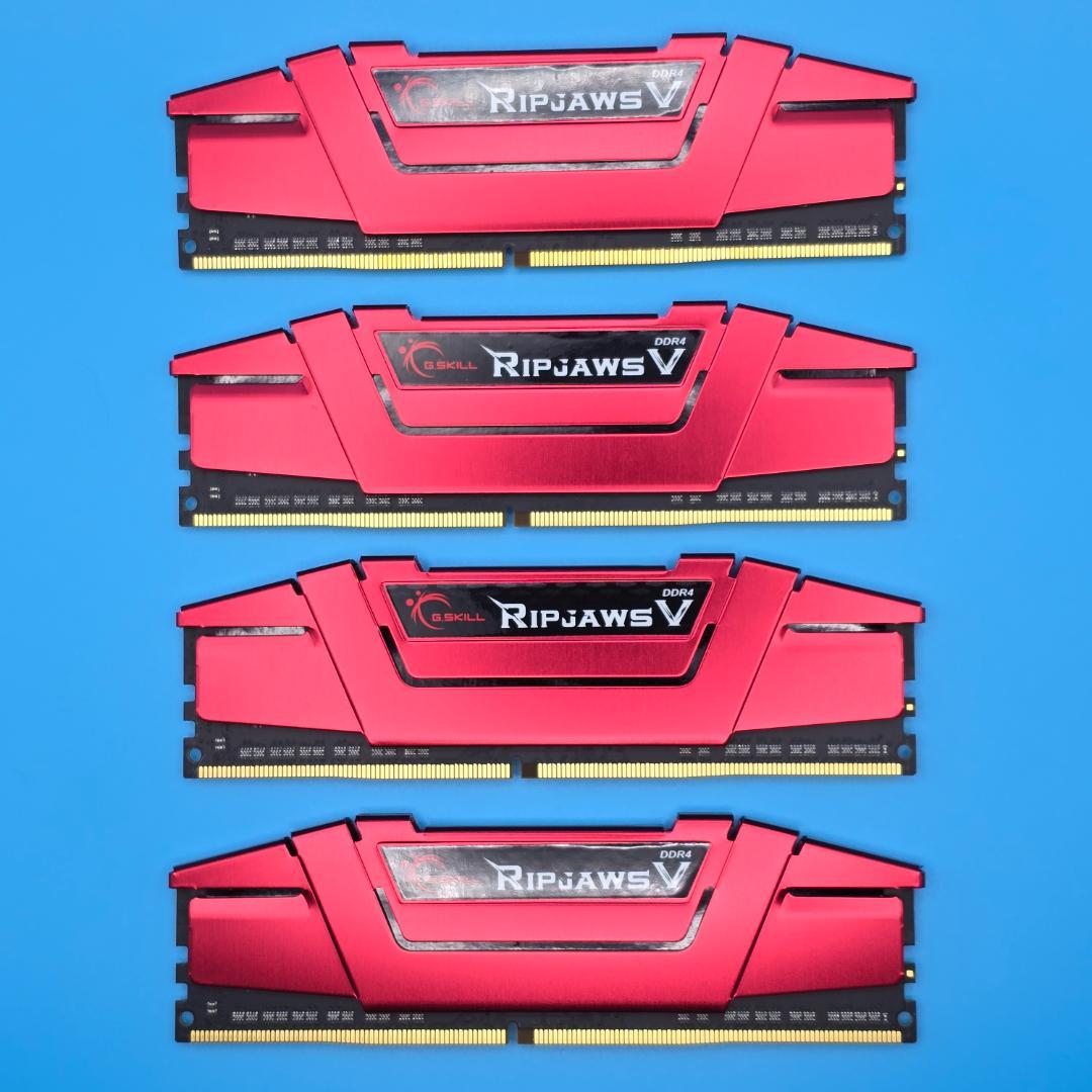【シリアル連番】G.SKILL DDR4-2400 64GBメモリ 16GB×4
