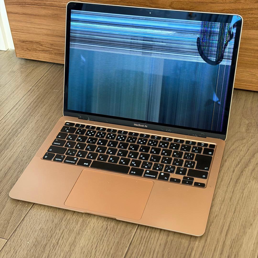 【液晶割れ】MacBook Air M1 16GB SSD 512GB 箱あり