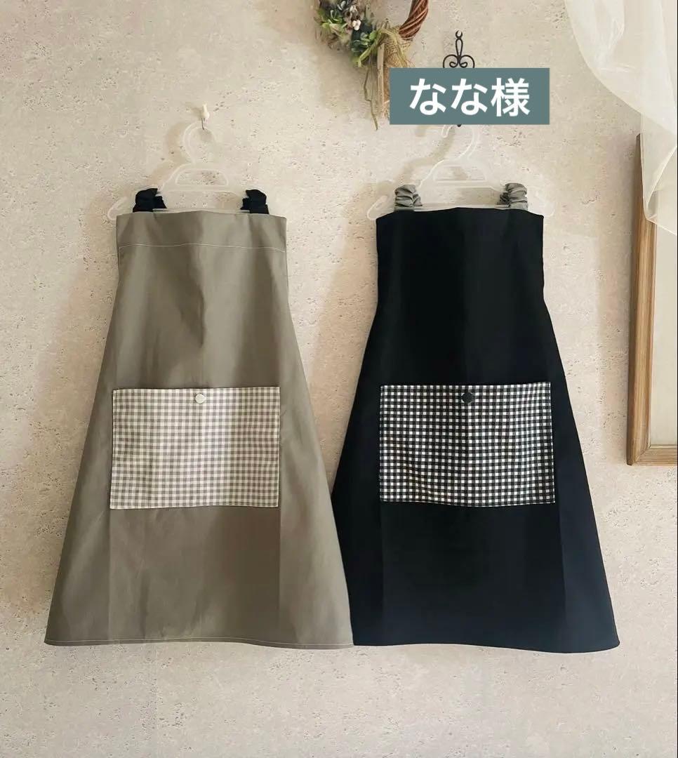 なな様キッズエプロン　かぶるだけ　三角巾（追加）
