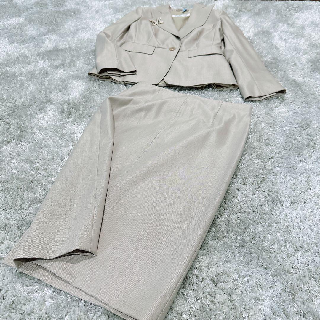 MAXMARA マックスマーラ スーツ　ジャケット　スカート ウール　シルク