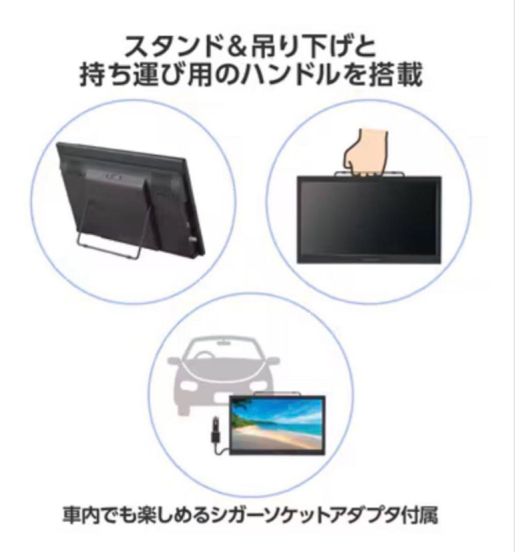 「GG」GREEN HOUSE 17V型ポータブルDVDプレーヤー