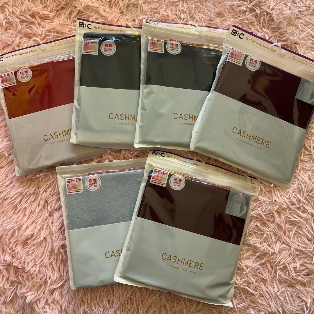 ユニクロC極暖ヒートテックカシミアブレンドタートルネックT2025年最新
