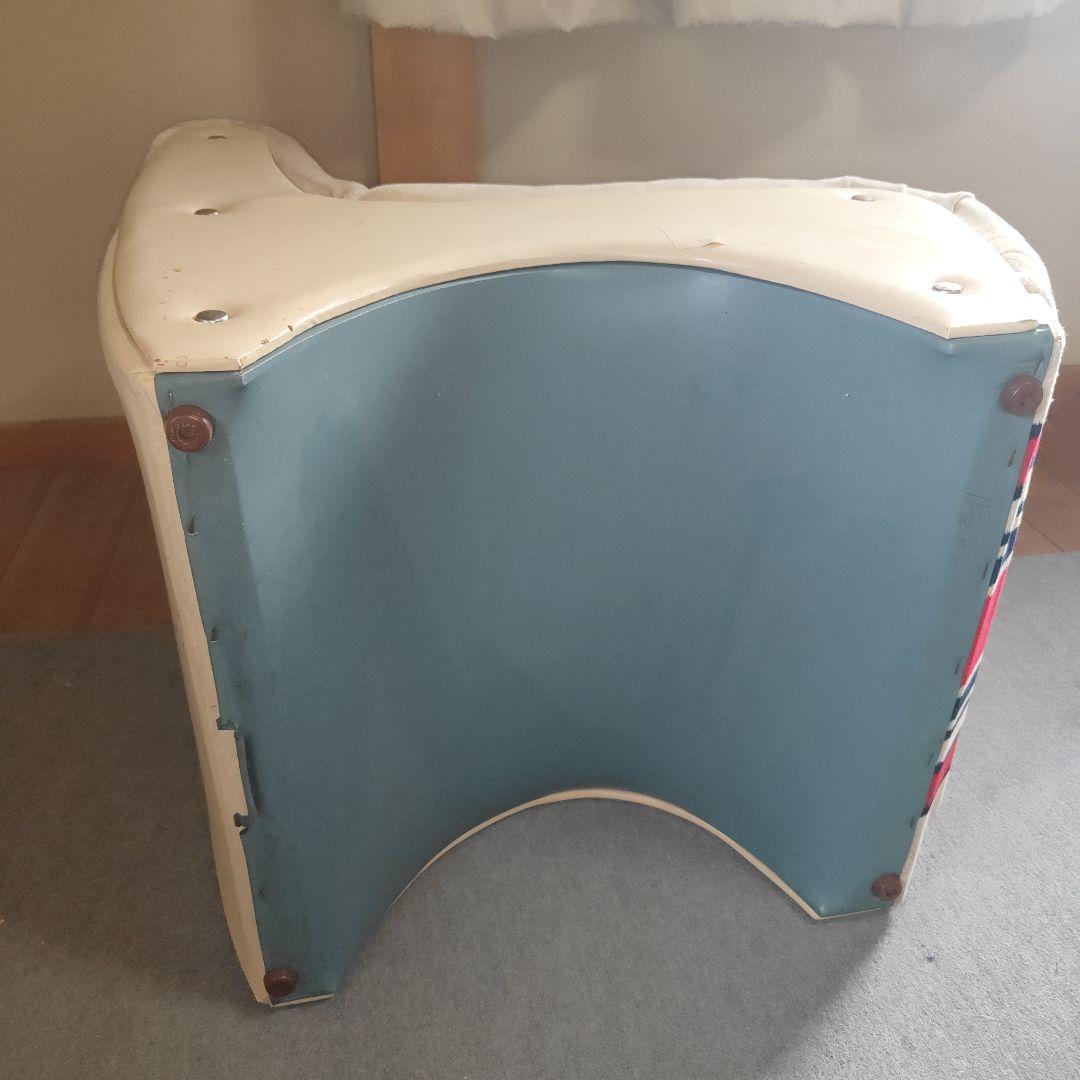 Amber Sorsek☆昭和レトロ ☆ベロアストライプソファー 当時物