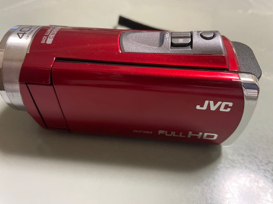 JVC フルHD ビデオカメラ 40倍ズーム　ほとんど使用なし