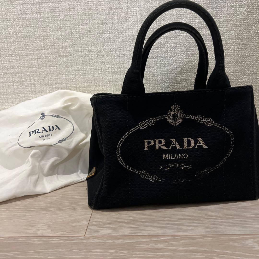PRADA ブラック ハンドバッグ 保存袋付き