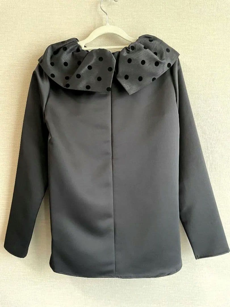 新品未使用hue DAY TO EVENINGドットブラウス