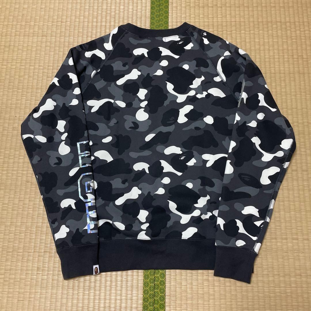 A Bathing Ape 迷彩シャークトレーナー L