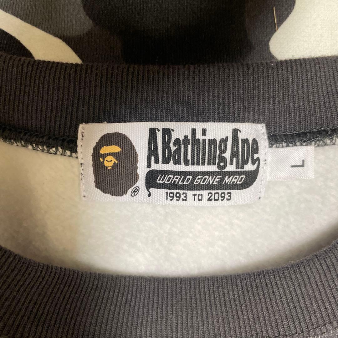 A Bathing Ape 迷彩シャークトレーナー L