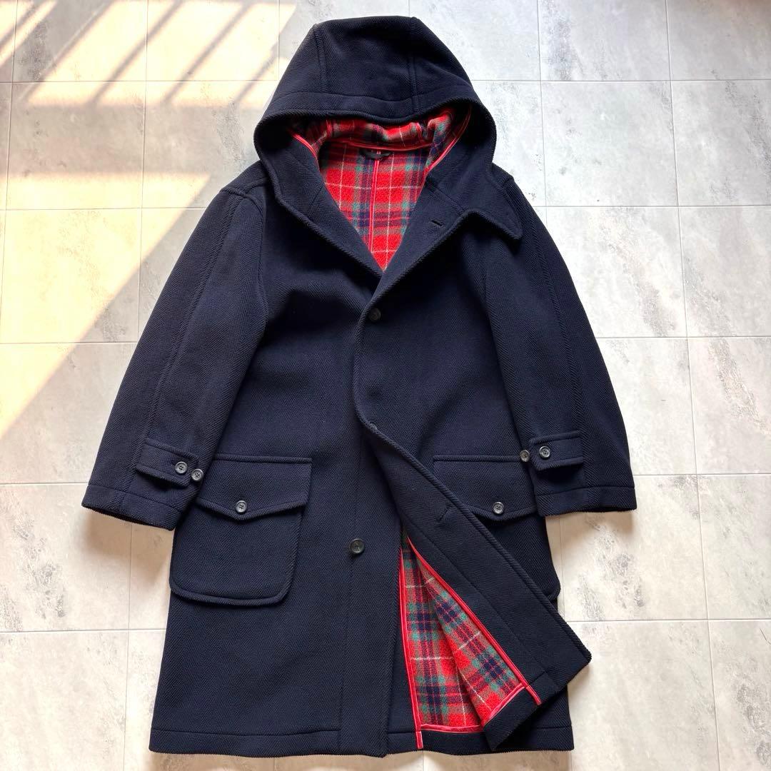 【入手困難】バラクータ×ムーアブルック ヘリンボーン ダッフル ウール 100%