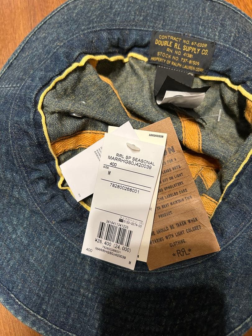 RRL デニム バケットハット