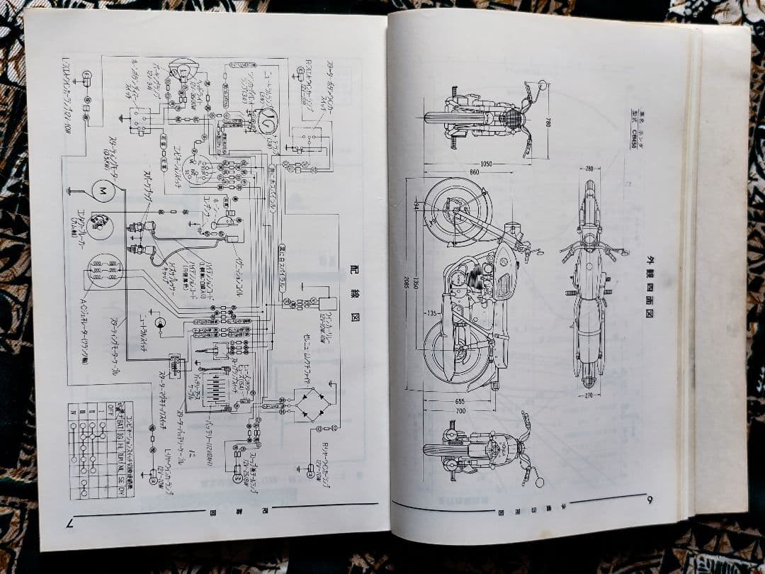 ホンダ　ドリーム　 450 　サービスマニュアル激レア当時物