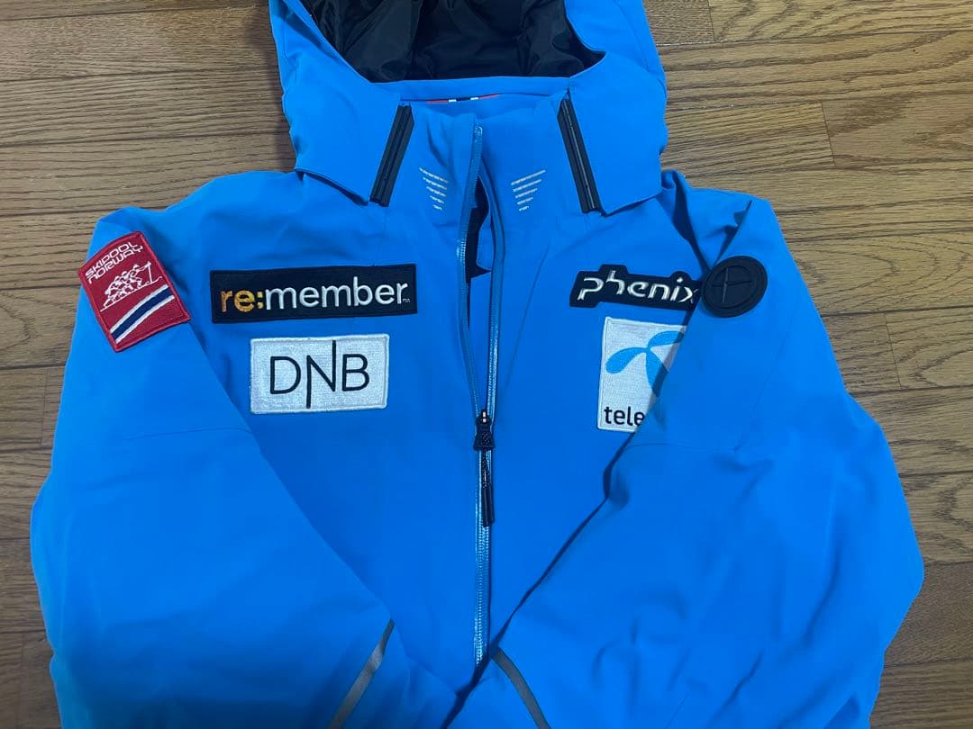 Phenix スキーウェア 青 フード付き パンツ付き