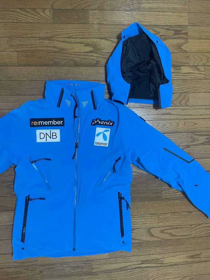 Phenix スキーウェア 青 フード付き パンツ付き